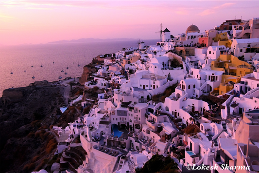 Santorini Evening Picture